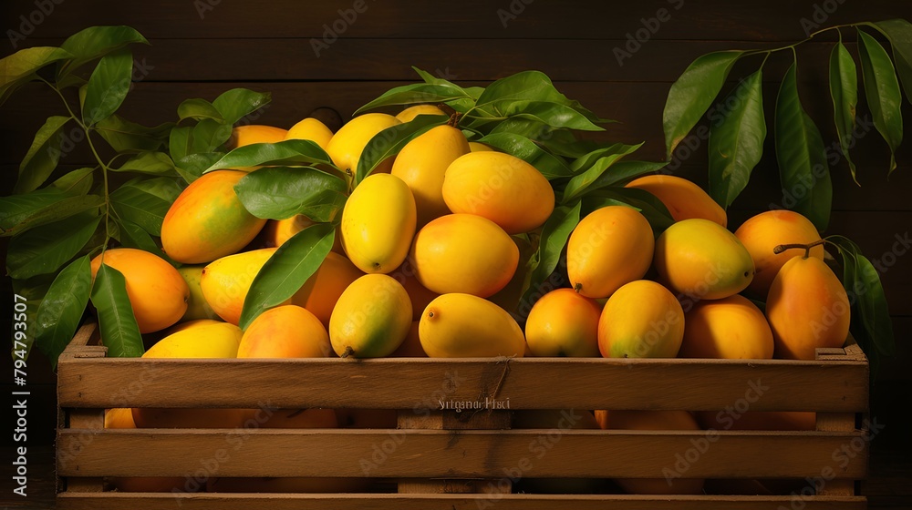 mangoes in box