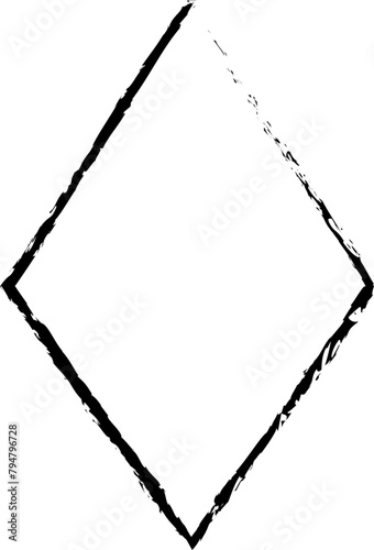 olygon geometric line brush stoke shape photo