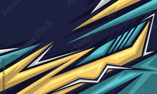 Abstract background racing stripes geometric shapes
