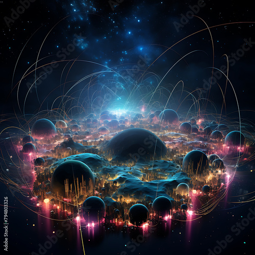 planet and space