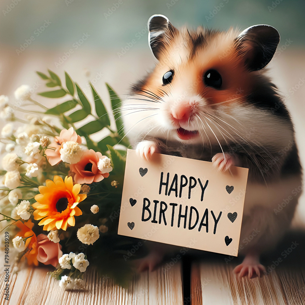 Alles Gute Zum Geburtstag Hamster