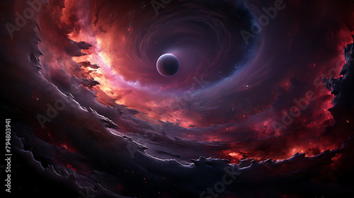 planet in space
