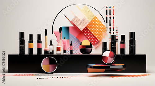 visually stunning beauty product collection set