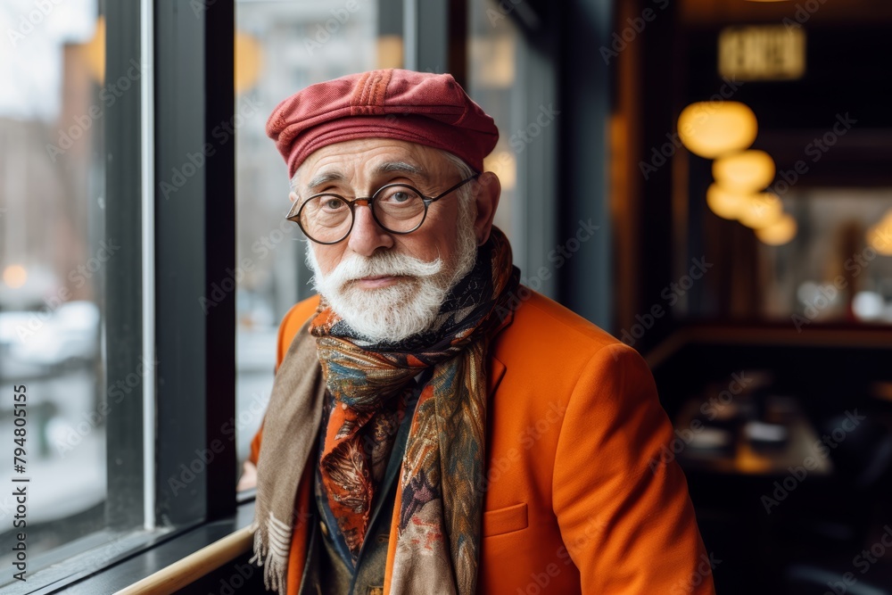 
Intimate snapshots showcasing the Eclectic Grandpa' Aesthetic through the eclectic accessories of young individuals like scarves, hats, and glasses, adding personality to their look.