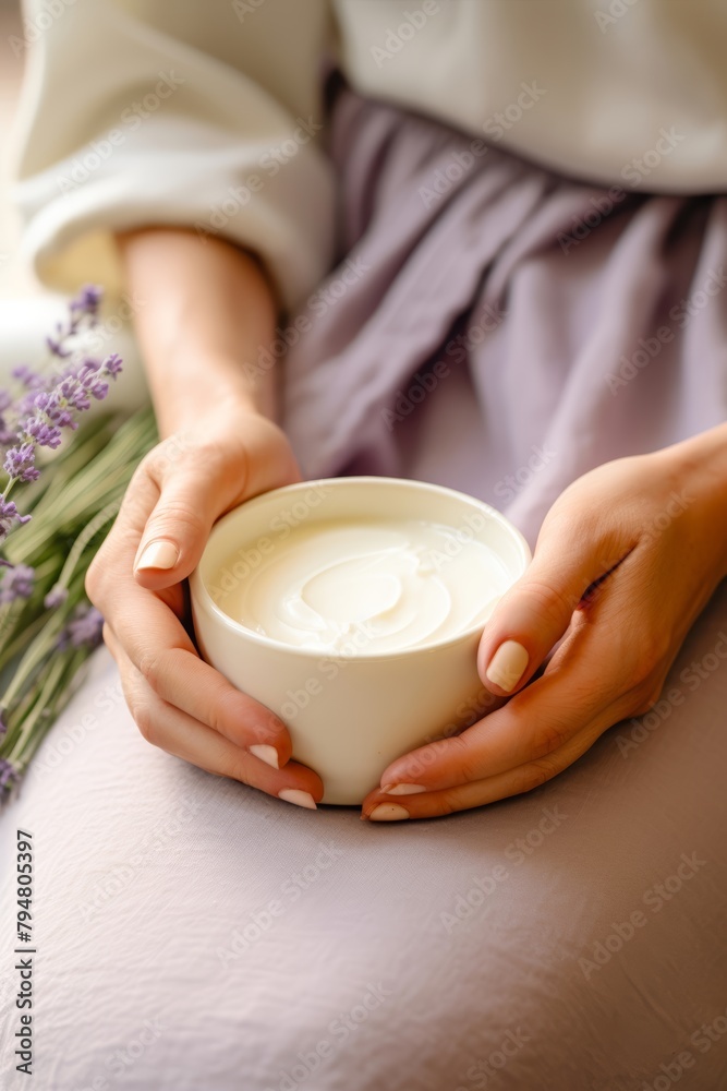 Photo of a tranquil moment captured as someone applies a calming body lotion for relaxation
Photo of a tranquil moment captured as someone applies a calming body lotion for relaxation