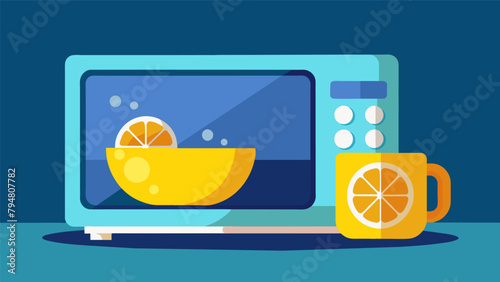 Clean and freshen your microwave by placing a bowl of water and lemon slices inside and microwaving for a few minutes.