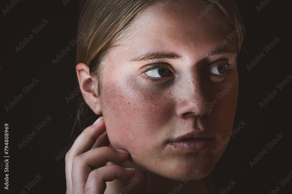 Obraz premium Gesicht