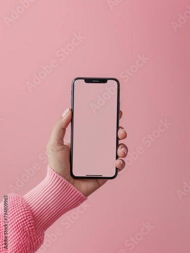 phone in hand