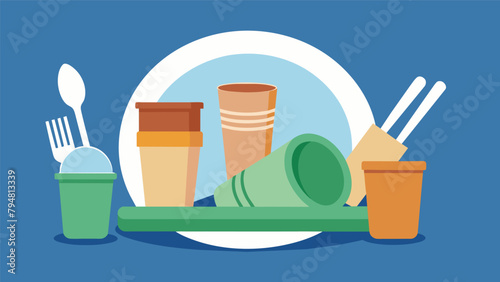 Use biodegradable plates utensils and cups for the reception instead of disposable plastic or Styrofoam.
