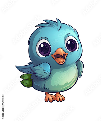 blue bird cartoon