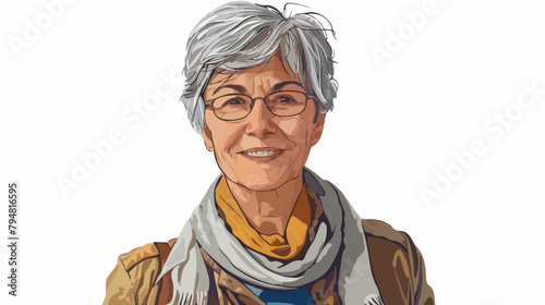 Retired and active Mature woman smiling at the camera © Nobel