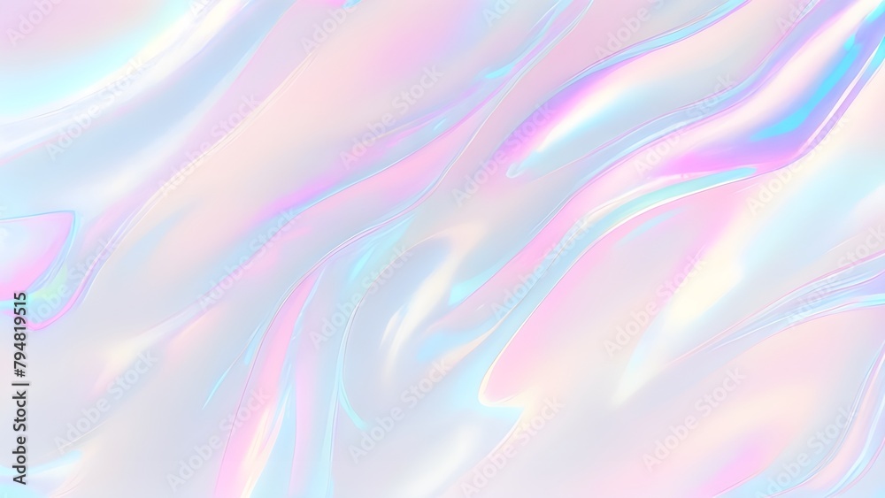 Holographic background seamless trendy iridescent light foil texture. Soft holographic pastel unicorn marble background pattern. Modern pearlescent blurry abstract swirl illustration. Holographic background seamless trendy iridescent light foil texture. Soft holographic pastel unicorn marble background pattern. Modern pearlescent blurry abstract swirl illustration.