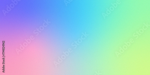 Beautiful light colors mix and blend of colors rainbow concept floor mat texture grainy gradient simple vector backgrond  photo