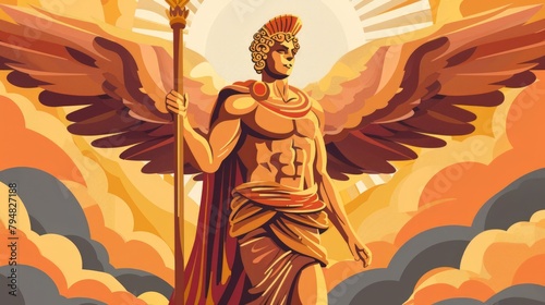 Hermes an Olympian deity in ancient Greek religion and mythology considered the herald of the gods. The protector of human heralds, travelers, thieves, merchants, and orators.
