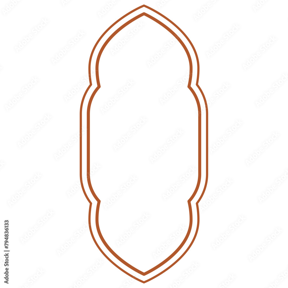 Islamic and ramadan kareem windows in oriental style. Border and frame with modern boho. Islamic and ramadan kareem windows in oriental style. Border and frame with modern boho.