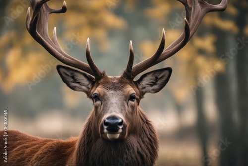 'red portrait deer cervid elk antler stag closeup mammal nature one animal nobody vertical color image outdoors majestic pride wildlife male large winter snow cold vertebrate season day head snowy' photo