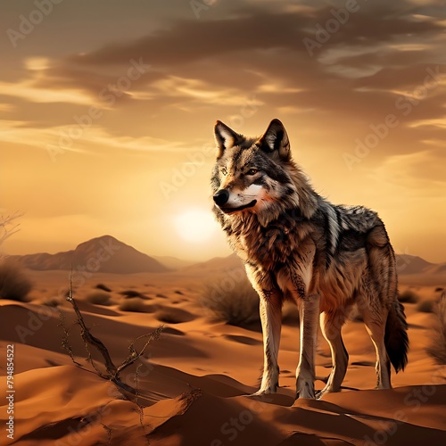 Spirit of the Wild: Unraveling the Mystique of Wolves © Mujahid