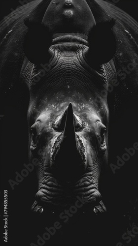 Rhino background HD for wallpaper