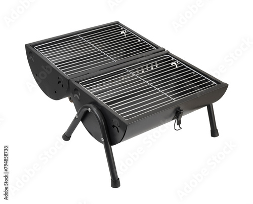 Picnic grill isolated on white background