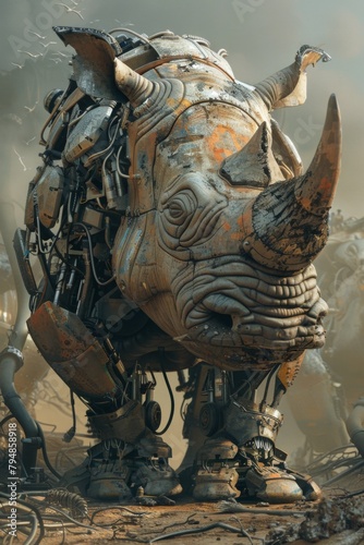 Rhino background HD for wallpaper