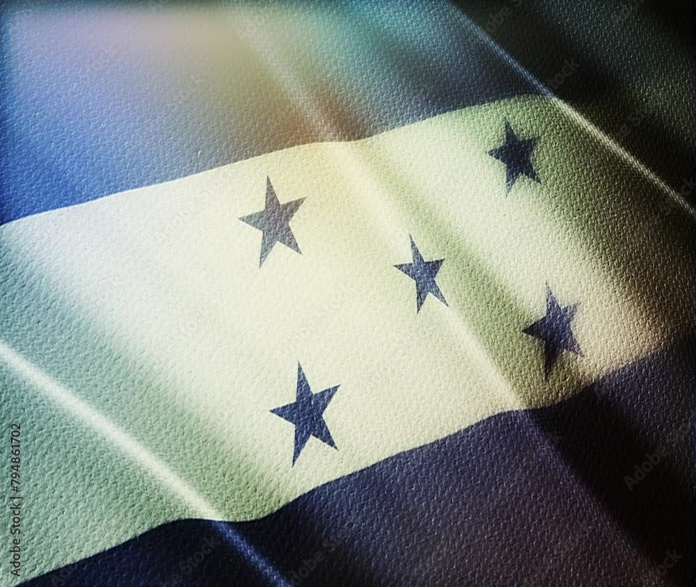 honduras waving flag video