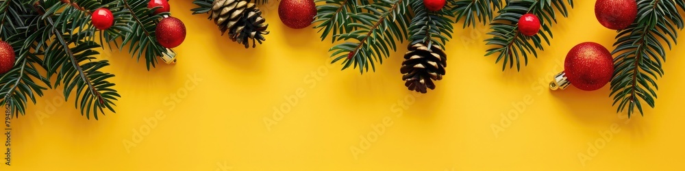 A playful holiday border with a solid sunshine yellow background, perfect for highlighting your text or graphics. A playful holiday border with a solid sunshine yellow background, perfect for highlighting your text or graphics.