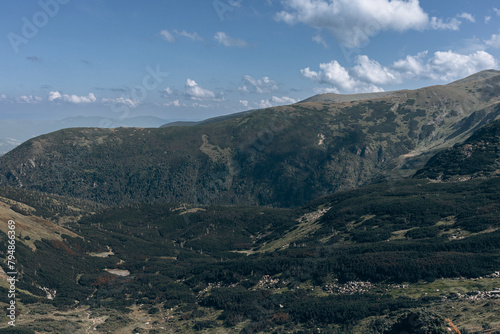 Beautiful view in the Carpathians. Spitzi Mountains. Ukraine