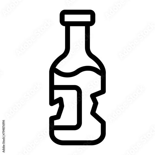 glass bottle