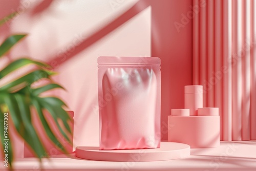 pouch package mockup