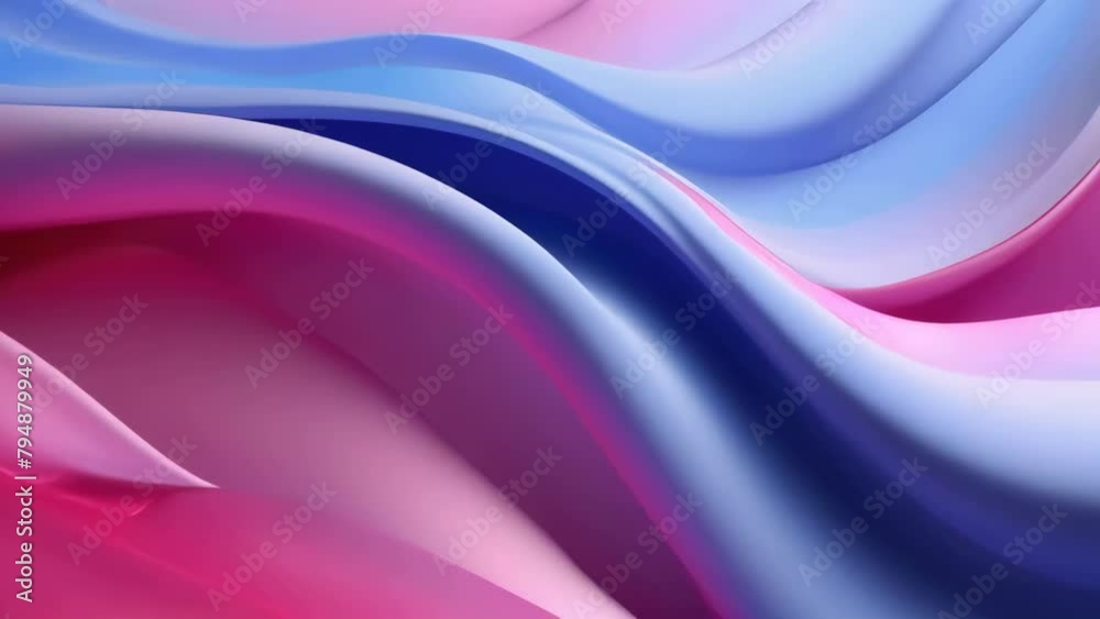 A blue and pink wave pattern A blue and pink wave pattern