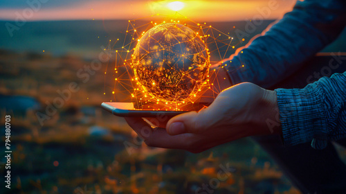 Global connectivity at your fingertips, blending business and digital technology