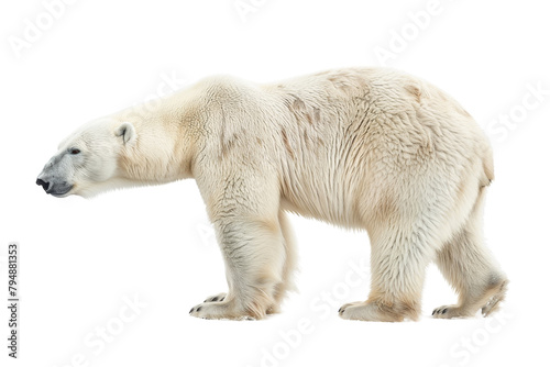Polar Bear Majesty on Transparent Background