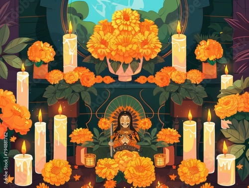 Celebration of Cinco de Mayo: Vibrant IllustrationFestive Theme and Detailed Design photo
