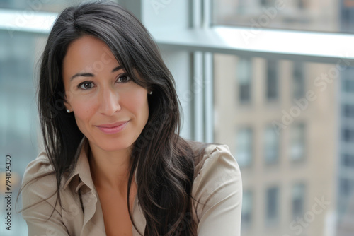 Confident businesswoman in office setting Free Download Confident businesswoman in office setting - GFXLoad