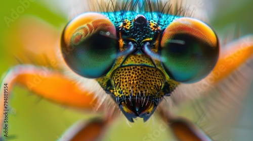 The wonders of nature up close with mesmerizing close-up views of flying insects. It displays vivid colors and intricate details with stunning clarity.