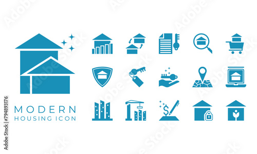ICON 2 REAL ESTATE Included the icons as realty, property, mortgage, home loan and more, icons collection. Simple vector illustration