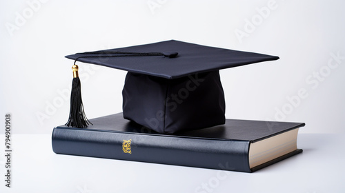 graduation cap and diploma ...