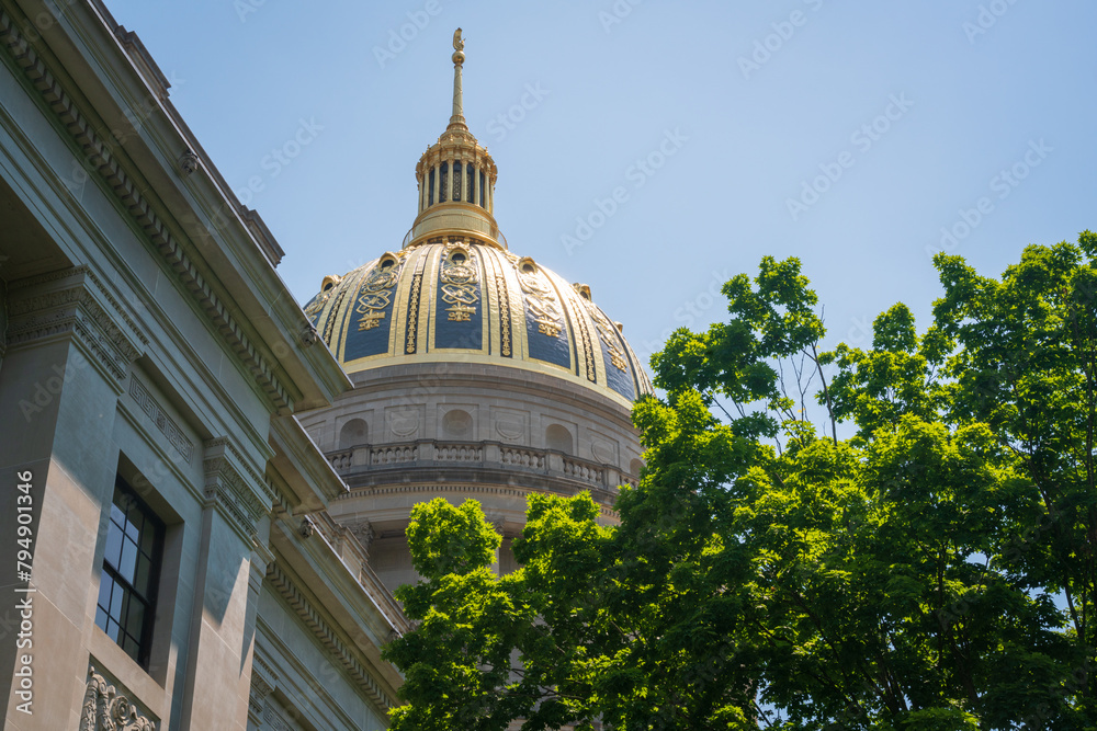 Fototapeta premium West Virginia State Capitol Building, Government office in Charleston, West Virginia