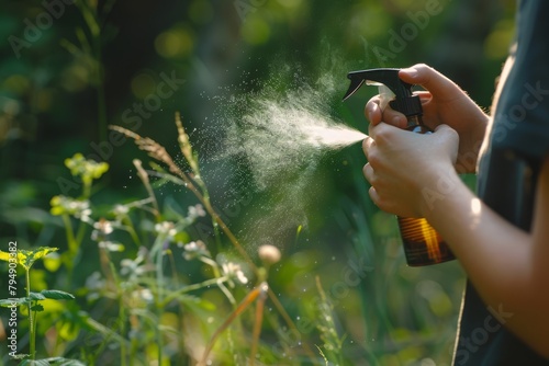 natural insect repellent spray photo