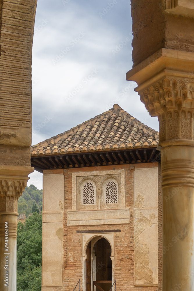 Fototapeta premium The Oratory of the Partal Palace (Oratorio del Partal), the Alhambra Complex, Granada, Spain.