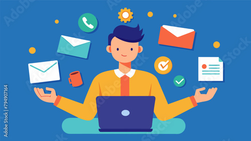 A busy individual juggling multiple subscription services on their laptop showcasing the need for a streamlined approach to managing them.