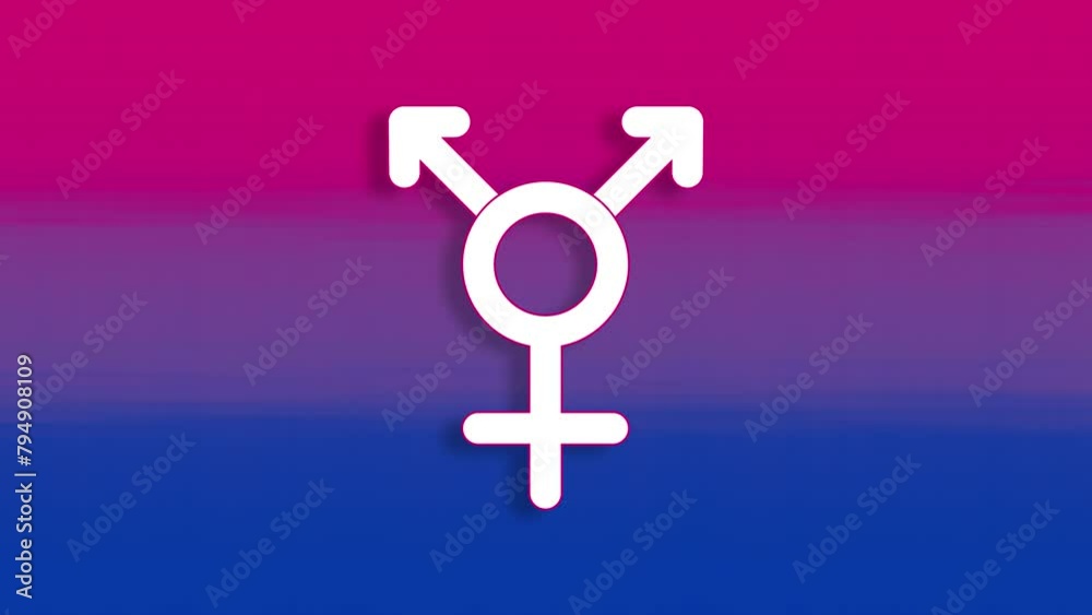 Símbolo Bisexual versión 5 Símbolo Bisexual versión 5