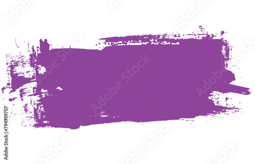 Pinselbanner in lila violett: Unordentliche Farbstreifen