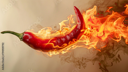 Red Hot Chili Pepper on Fire