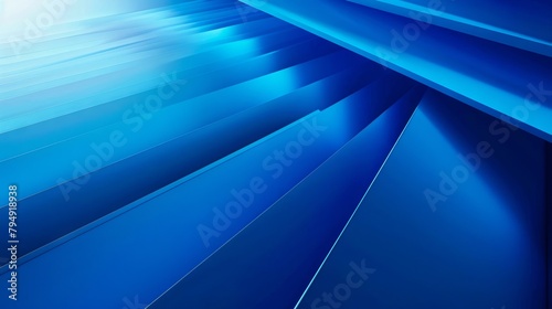 Fototapeta Naklejka Na Ścianę i Meble -  Blue steps abstract wallpaper hd.