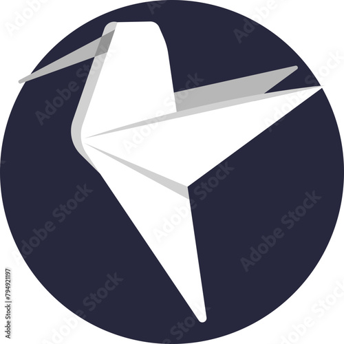 Dive into the world of Japan with the Origami icon, symbolizing precision, creativity, and the elegance of folded paper.