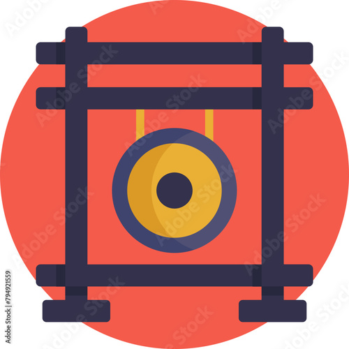 The 'Gong' icon resonates with the rich cultural heritage of Japan, symbolizing centuries of ceremonial significance and spiritual resonance.