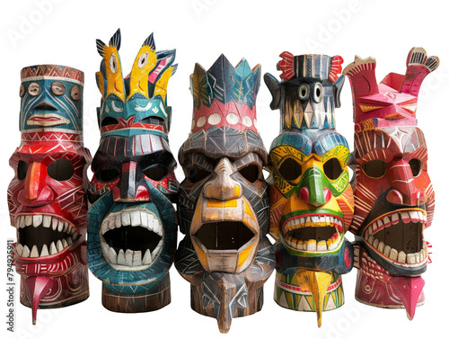 Brazilian Bumba Meu Boi Masks photo