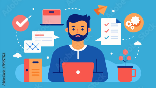 A beforeandafter illustration featuring a freelancer stressed and overwhelmed without a financial plan and then relaxed and organized with one