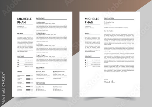 Modern Clean Resume Cv Template